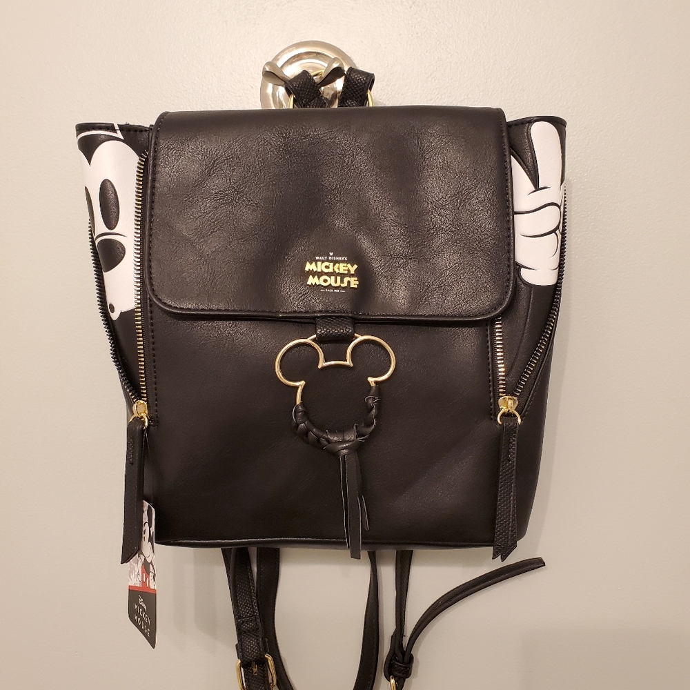 Mickey mouse purse NWT black back pack